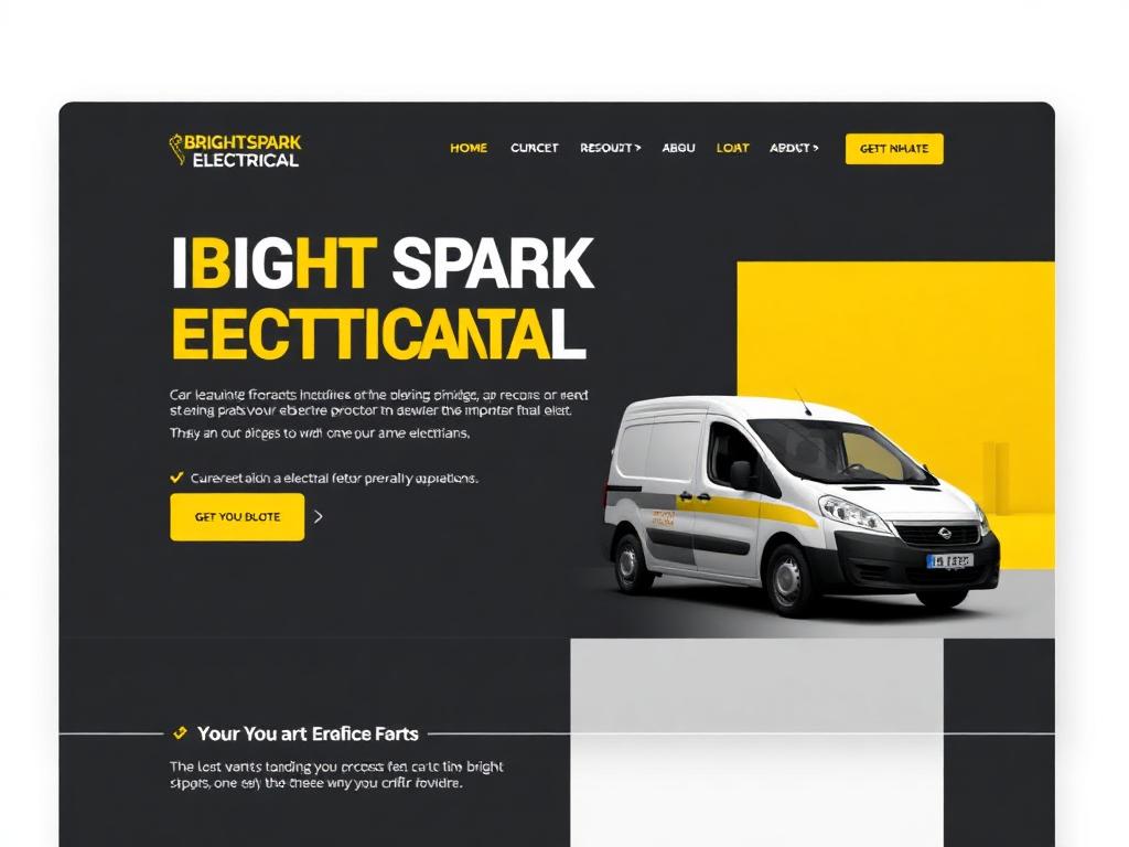 Bright Spark Electrical demo site